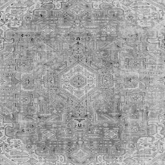 Square Machine Washable Abstract Gray Modern Rug, wshabs2112gry