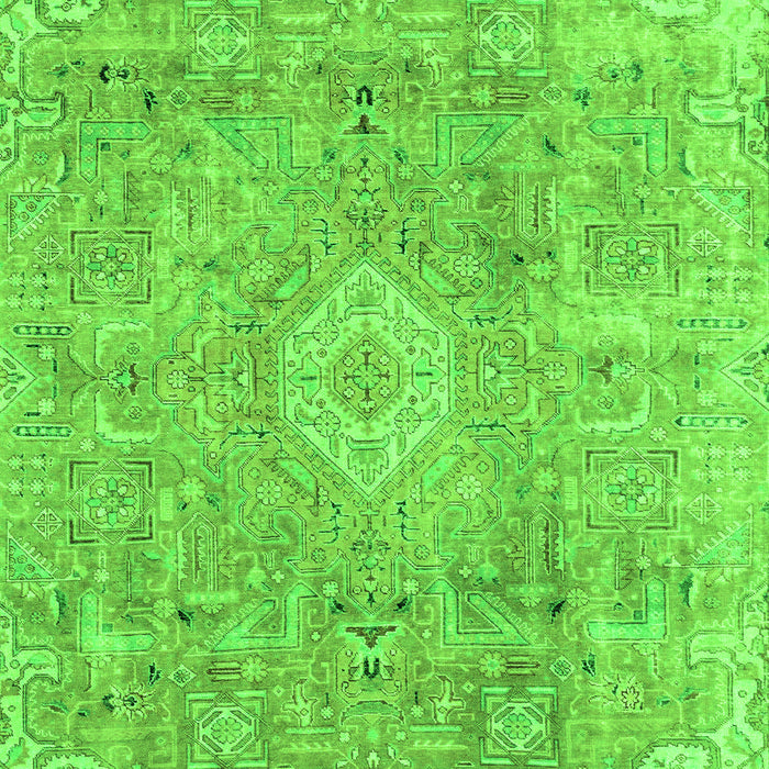 Abstract Green Modern Rug, abs2112grn