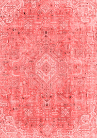 Abstract Red Modern Rug, abs2112red