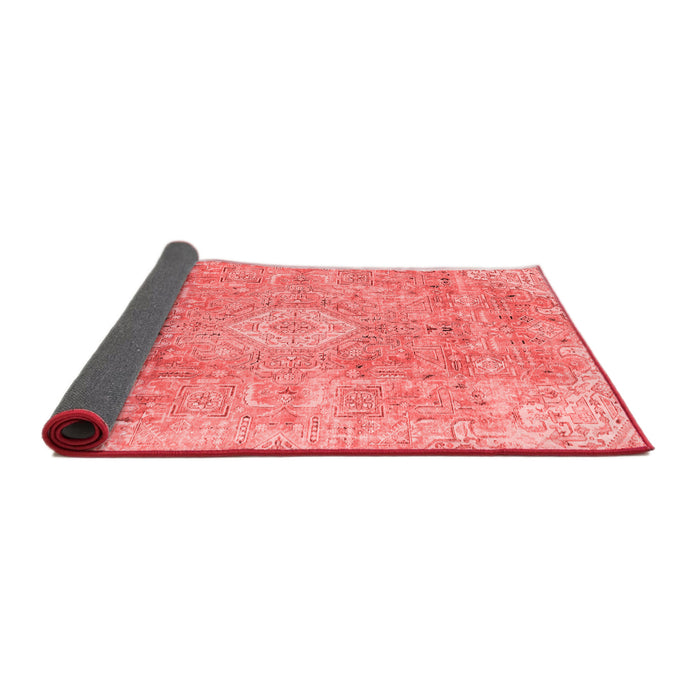 Abstract Red Modern Area Rugs