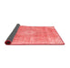 Abstract Red Modern Area Rugs