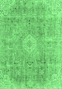 Abstract Emerald Green Modern Rug, abs2112emgrn