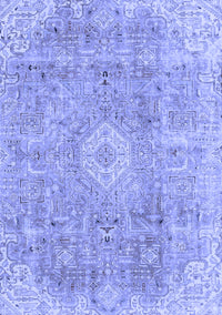 Abstract Blue Modern Rug, abs2112blu