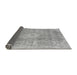 Sideview of Abstract Gray Modern Rug, abs2112gry