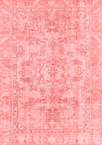 Abstract Red Modern Rug, abs2113red