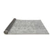 Sideview of Abstract Gray Modern Rug, abs2113gry