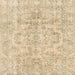 Square Abstract Brown Gold Modern Rug, abs2113