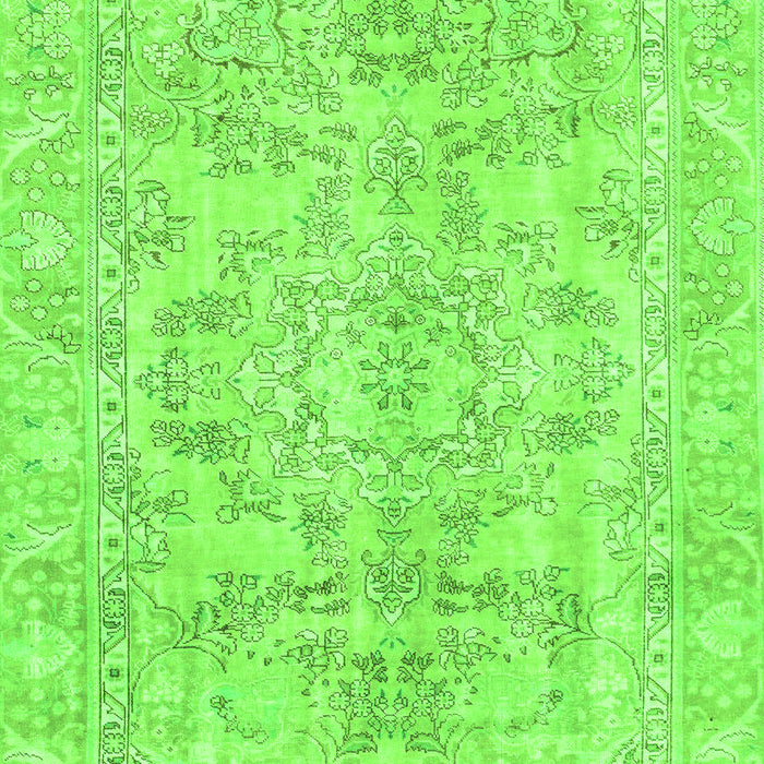 Abstract Green Modern Rug, abs2113grn