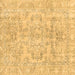 Square Abstract Brown Modern Rug, abs2113brn