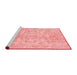 Modern Red Washable Rugs