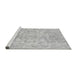 Sideview of Machine Washable Abstract Gray Modern Rug, wshabs2113gry