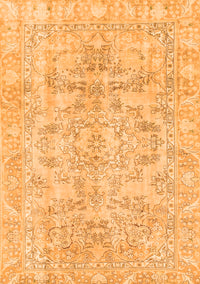 Abstract Orange Modern Rug, abs2113org