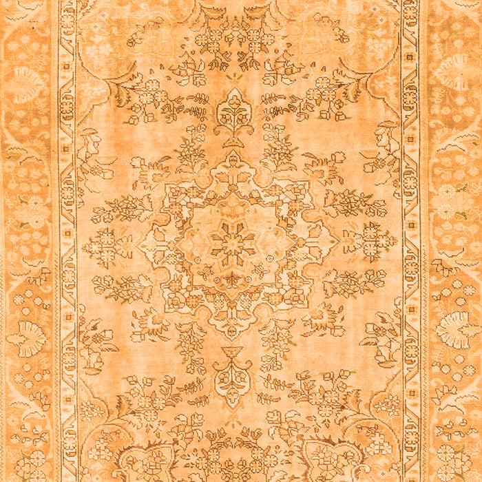 Abstract Orange Modern Rug, abs2113org