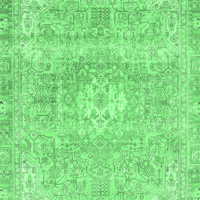 Abstract Emerald Green Modern Rug, abs2114emgrn