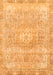 Abstract Orange Modern Rug, abs2114org