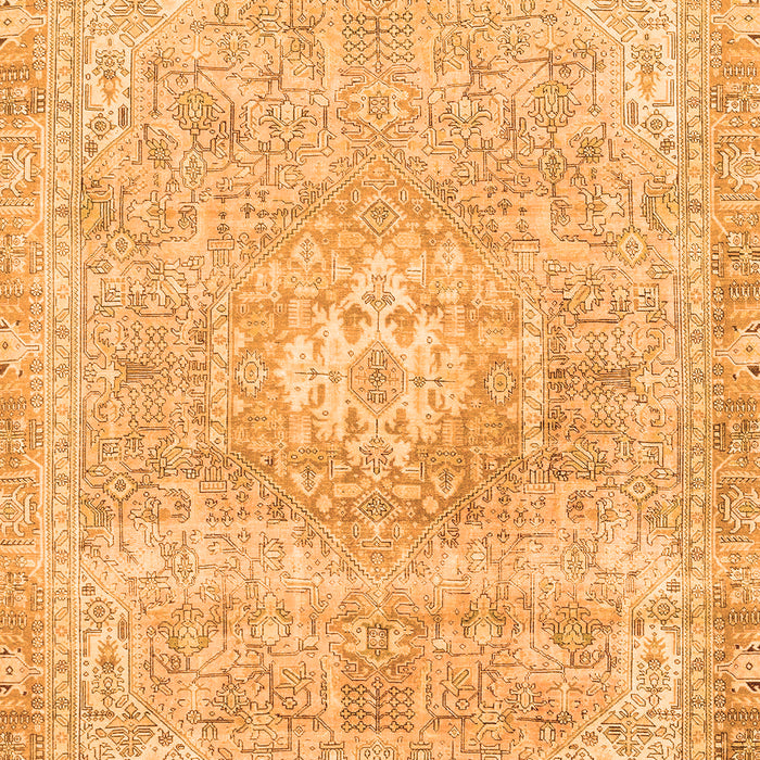Abstract Orange Modern Rug, abs2114org
