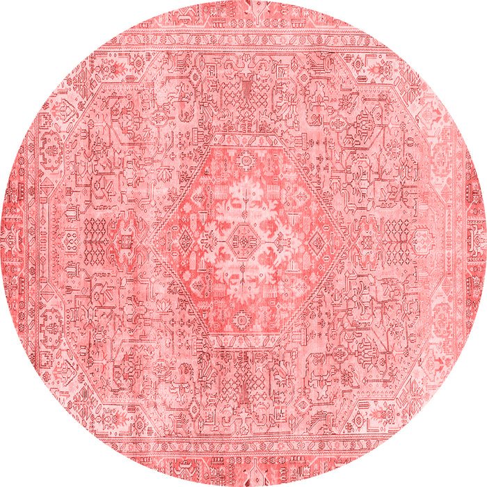 Abstract Red Modern Rug, abs2114red