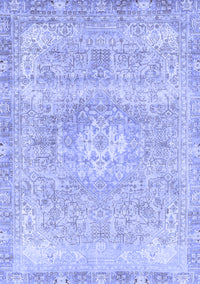 Abstract Blue Modern Rug, abs2114blu