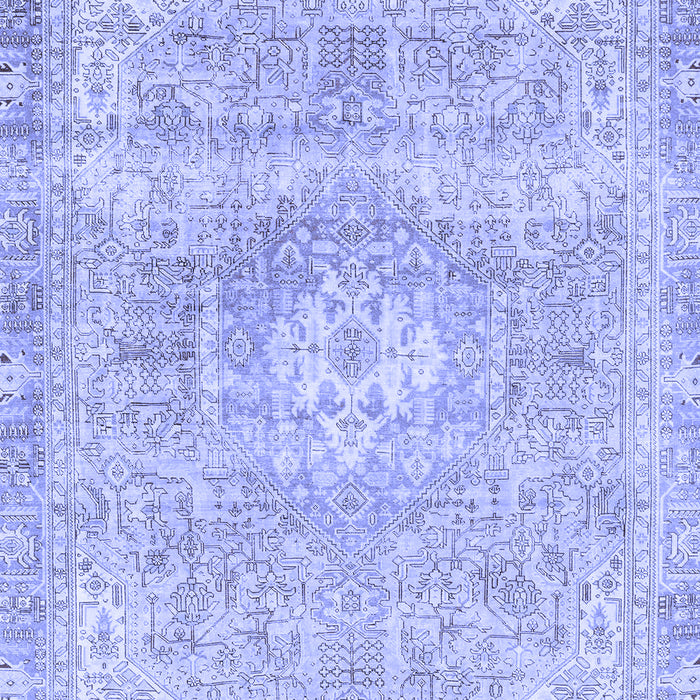 Abstract Blue Modern Rug, abs2114blu