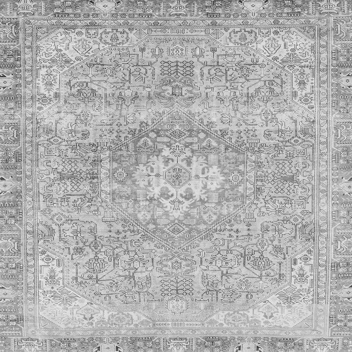 Square Machine Washable Abstract Gray Modern Rug, wshabs2114gry