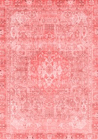 Abstract Red Modern Rug, abs2114red