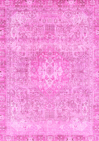 Abstract Pink Modern Rug, abs2114pnk