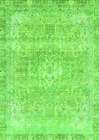 Abstract Green Modern Rug, abs2114grn