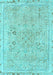 Machine Washable Abstract Light Blue Modern Rug, wshabs2115lblu