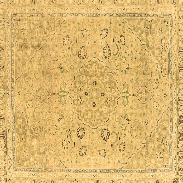 Square Abstract Brown Modern Rug, abs2115brn