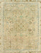 Abstract Copper Green Modern Rug, abs2115