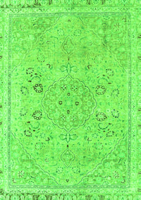 Abstract Green Modern Rug, abs2115grn