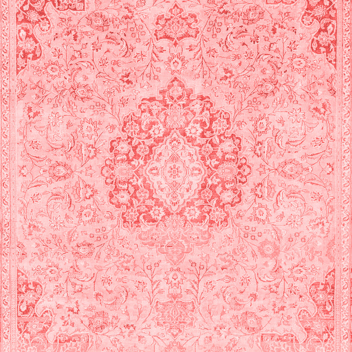 Machine Washable Abstract Red Modern Rug, wshabs2116red