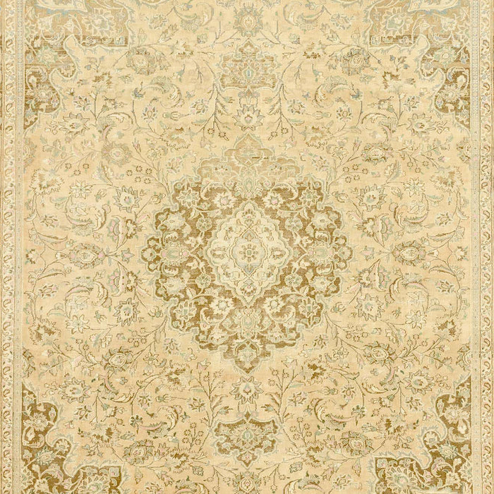 Abstract Brown Gold Modern Rug, abs2116