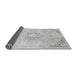 Sideview of Abstract Gray Modern Rug, abs2116gry