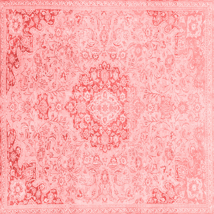 Machine Washable Abstract Red Modern Rug, wshabs2116red