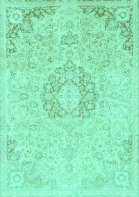 Abstract Turquoise Modern Rug, abs2116turq