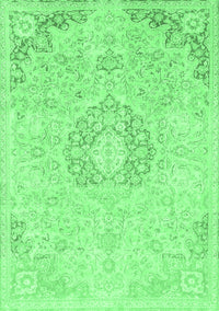 Abstract Emerald Green Modern Rug, abs2116emgrn