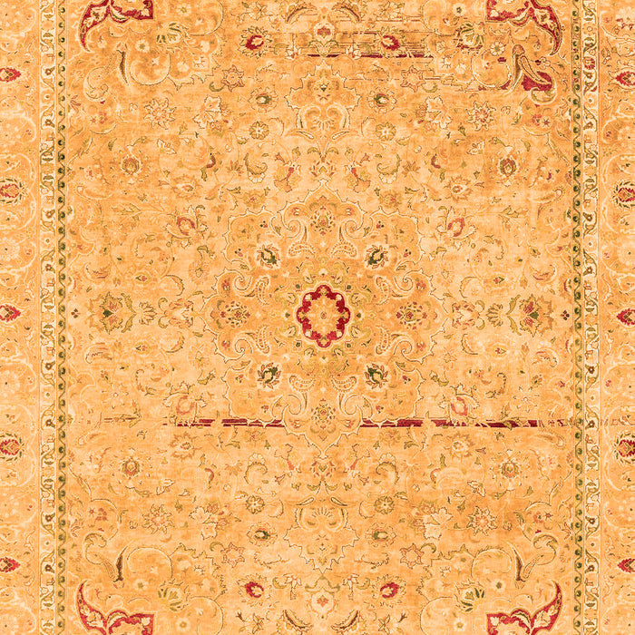 Abstract Orange Modern Rug, abs2117org
