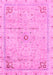 Abstract Pink Modern Rug, abs2117pnk