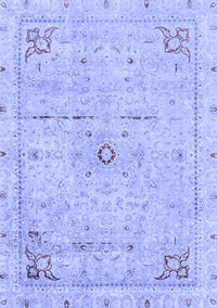 Abstract Blue Modern Rug, abs2117blu