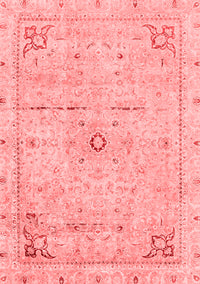 Abstract Red Modern Rug, abs2117red