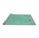 Sideview of Machine Washable Abstract Light Blue Modern Rug, wshabs2118lblu