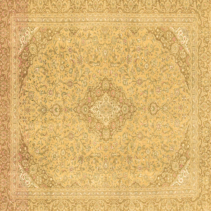 Square Abstract Brown Modern Rug, abs2118brn