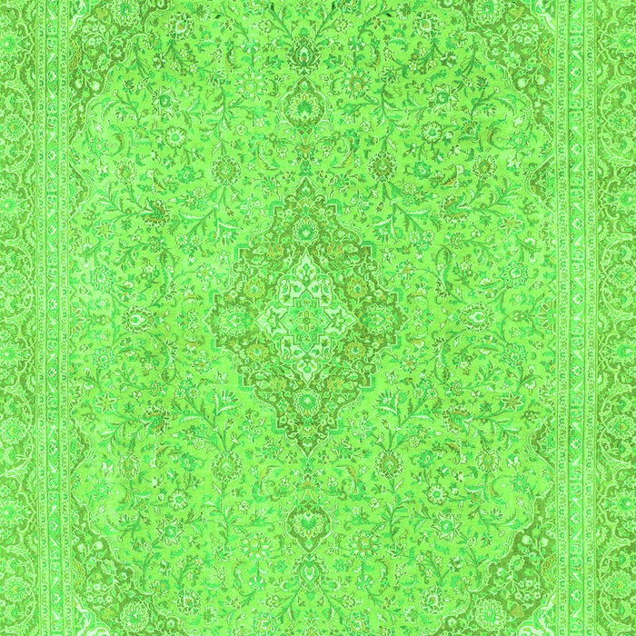 Machine Washable Abstract Green Modern Area Rugs, wshabs2118grn