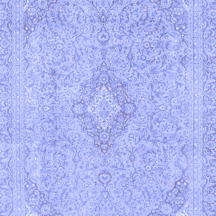 Abstract Blue Modern Rug, abs2118blu