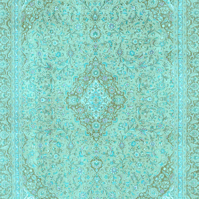 Machine Washable Abstract Light Blue Modern Rug, wshabs2118lblu