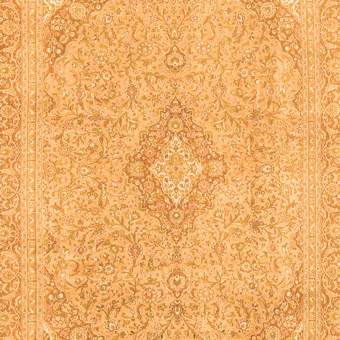 Machine Washable Abstract Orange Modern Area Rugs, wshabs2118org