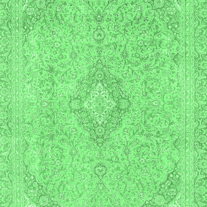 Machine Washable Abstract Emerald Green Modern Area Rugs, wshabs2118emgrn