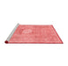 Modern Red Washable Rugs