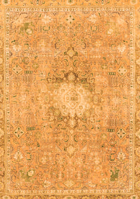 Abstract Orange Modern Rug, abs2119org